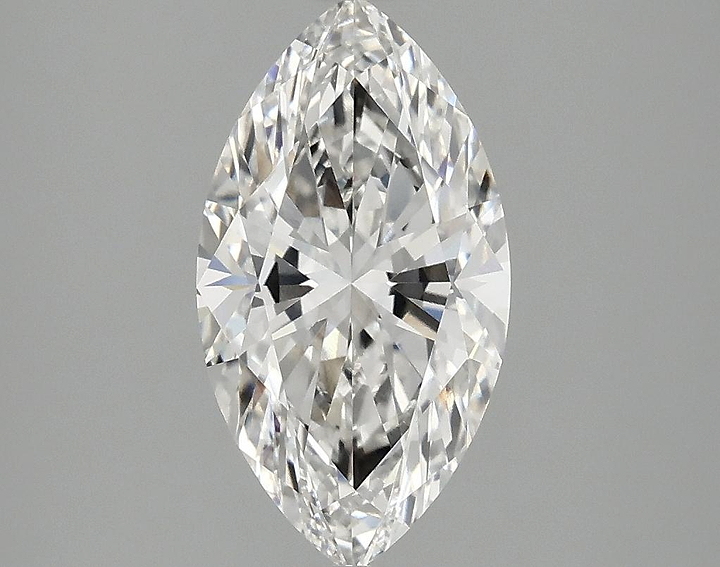 2.02 Carat Marquise Shaped Excellent Cut VVS2 IGI Certified Lab Grown Diamond