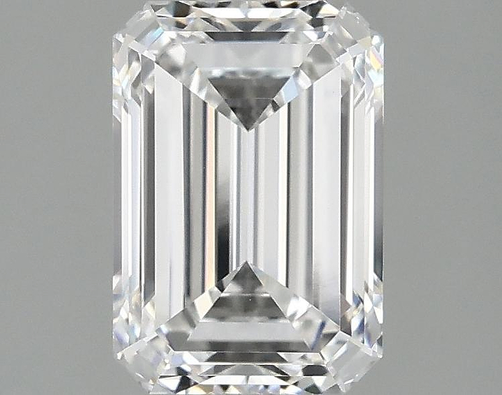 1.98 Carat Emerald Shaped Ideal Cut VVS2 IGI Certified Lab Grown Diamond
