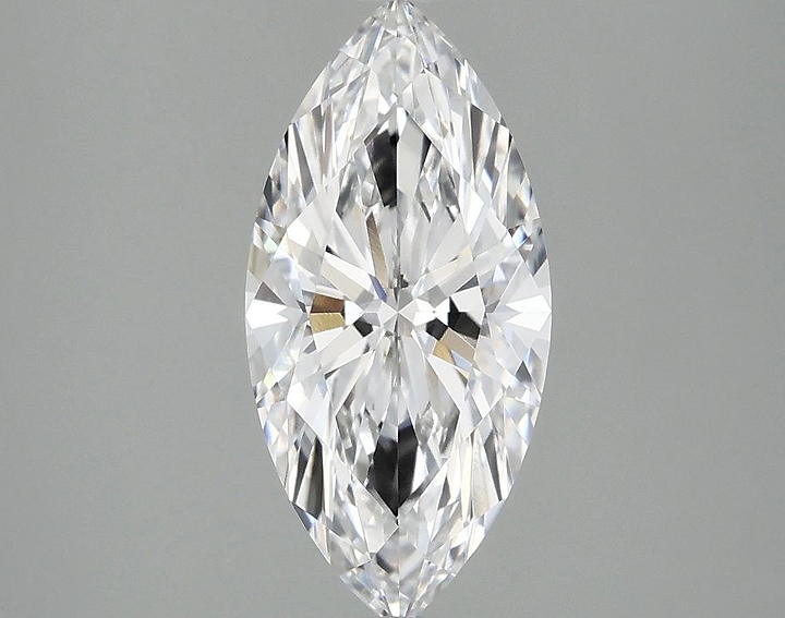 2.06 Carat Marquise Shaped Excellent Cut VVS2 IGI Certified Lab Grown Diamond