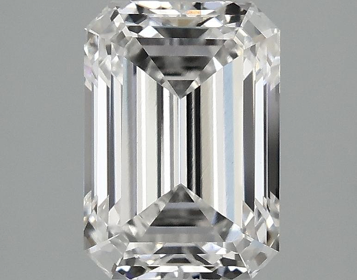 2.41 Carat Emerald Shaped Ideal Cut VVS2 IGI Certified Lab Grown Diamond
