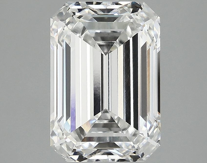 3.01 Carat Emerald Shaped Ideal Cut VS2 IGI Certified Lab Grown Diamond