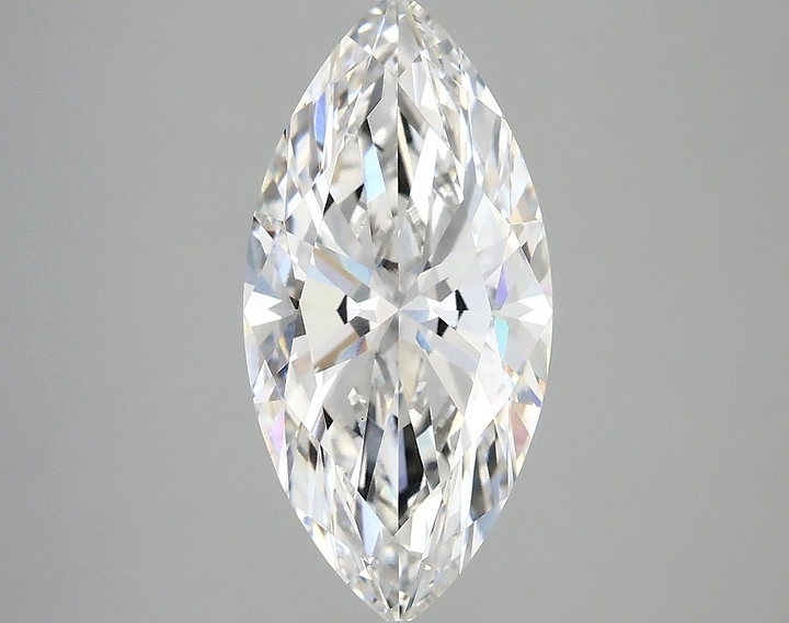 3.07 Carat Marquise Shaped Excellent Cut VVS2 IGI Certified Lab Grown Diamond