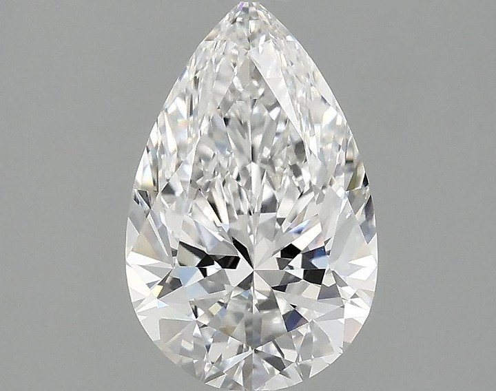 1.56 Carat Pear Shaped Ideal Cut VVS2 IGI Certified Lab Grown Diamond