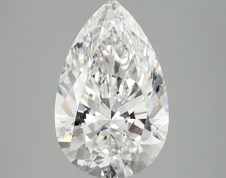 3.08 Carat Pear Shaped Ideal Cut VS1 IGI Certified Lab Grown Diamond