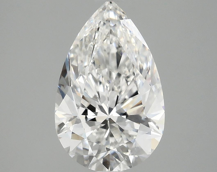 3.09 Carat Pear Shaped Ideal Cut VS1 IGI Certified Lab Grown Diamond