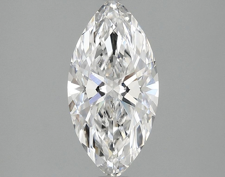1.37 Carat Marquise Shaped Ideal Cut VVS2 IGI Certified Lab Grown Diamond