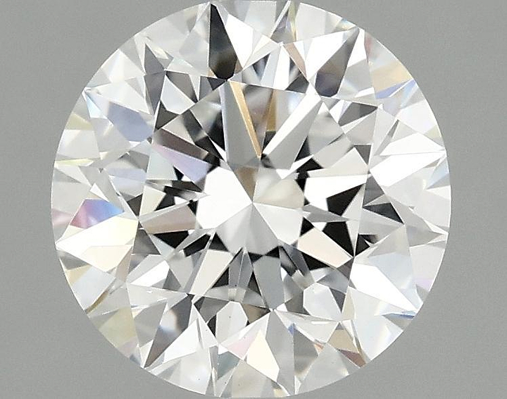 2.01 Carat Round Shaped Excellent Cut VVS2 IGI Certified Lab Grown Diamond
