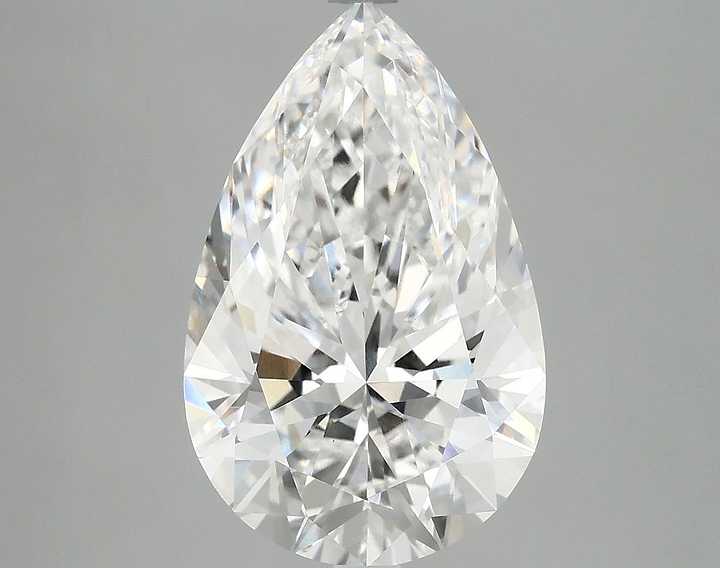 5.04 Carat Pear Shaped Ideal Cut VVS2 IGI Certified Lab Grown Diamond