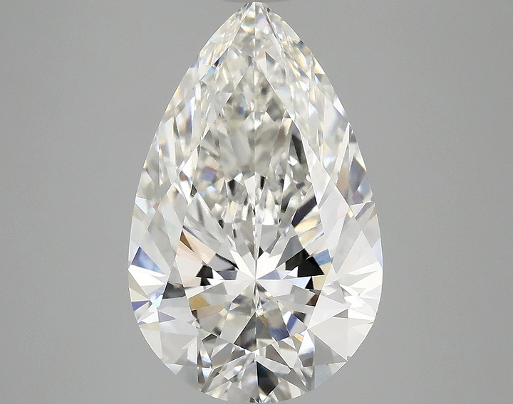 4.82 Carat Pear Shaped Ideal Cut VVS2 IGI Certified Lab Grown Diamond