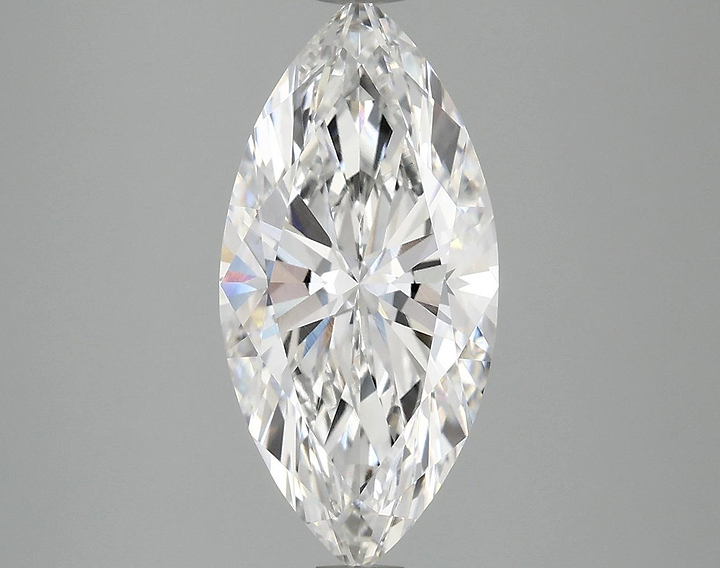 3.07 Carat Marquise Shaped Excellent Cut VVS2 IGI Certified Lab Grown Diamond