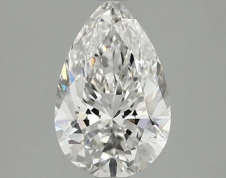 1.89 Carat Pear Shaped Ideal Cut VVS2 IGI Certified Lab Grown Diamond