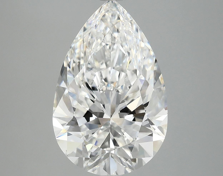 5.03 Carat Pear Shaped Ideal Cut VVS2 IGI Certified Lab Grown Diamond