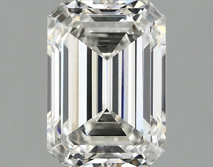 2.07 Carat Emerald Shaped Ideal Cut VVS2 IGI Certified Lab Grown Diamond