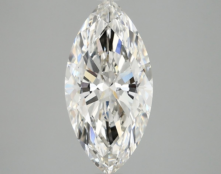 2.92 Carat Marquise Shaped Ideal Cut VVS2 IGI Certified Lab Grown Diamond