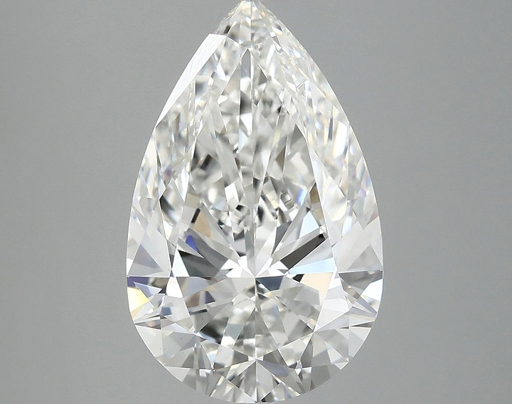 4.0 Carat Pear Shaped Ideal Cut VVS2 IGI Certified Lab Grown Diamond