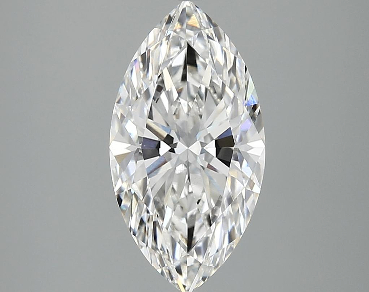 2.58 Carat Marquise Shaped Excellent Cut VVS2 IGI Certified Lab Grown Diamond