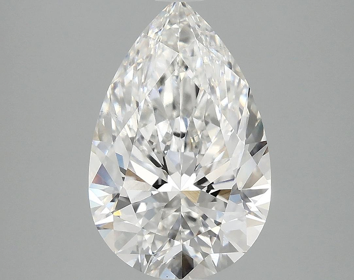 3.09 Carat Pear Shaped Ideal Cut VS1 IGI Certified Lab Grown Diamond