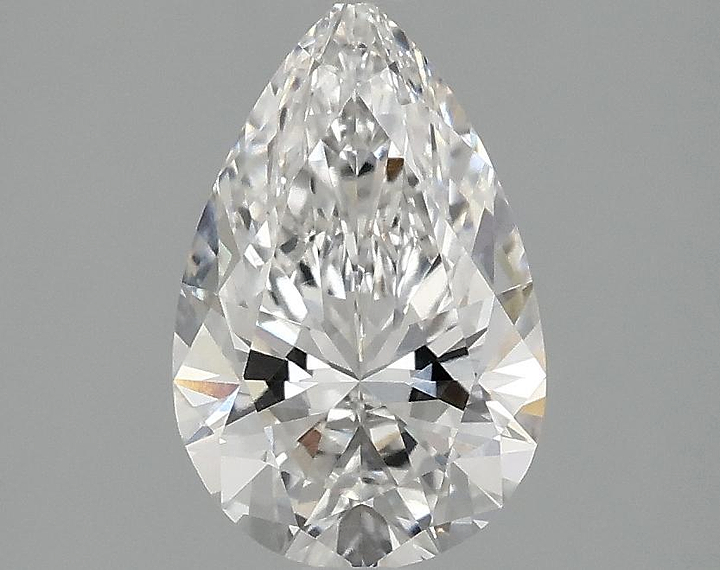 1.45 Carat Pear Shaped Ideal Cut VVS2 IGI Certified Lab Grown Diamond