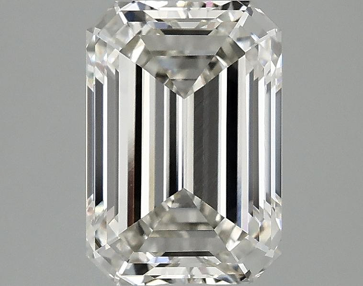 2.1 Carat Emerald Shaped Ideal Cut VVS2 IGI Certified Lab Grown Diamond