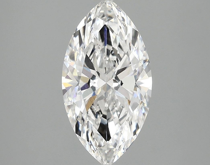 1.93 Carat Marquise Shaped Excellent Cut VVS2 IGI Certified Lab Grown Diamond