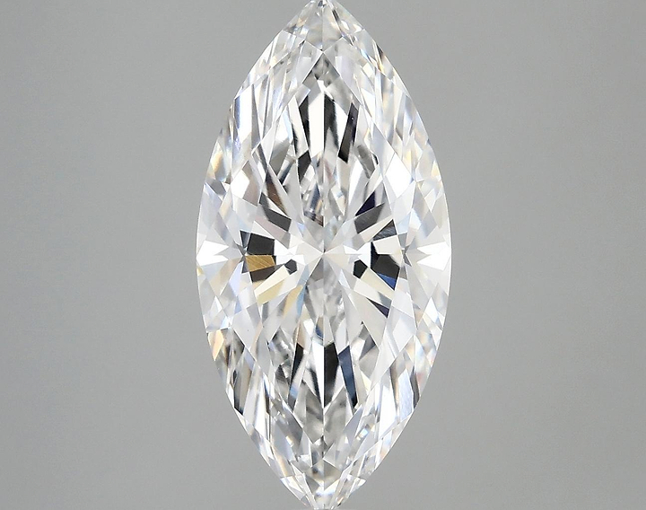 3.05 Carat Marquise Shaped Excellent Cut VVS2 IGI Certified Lab Grown Diamond