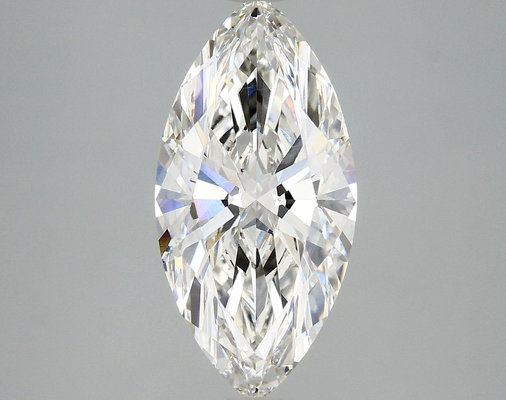 3.04 Carat Marquise Shaped Ideal Cut VVS2 IGI Certified Lab Grown Diamond