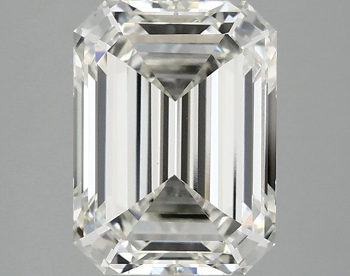 3.1 Carat Emerald Shaped Excellent Cut VVS2 IGI Certified Lab Grown Diamond