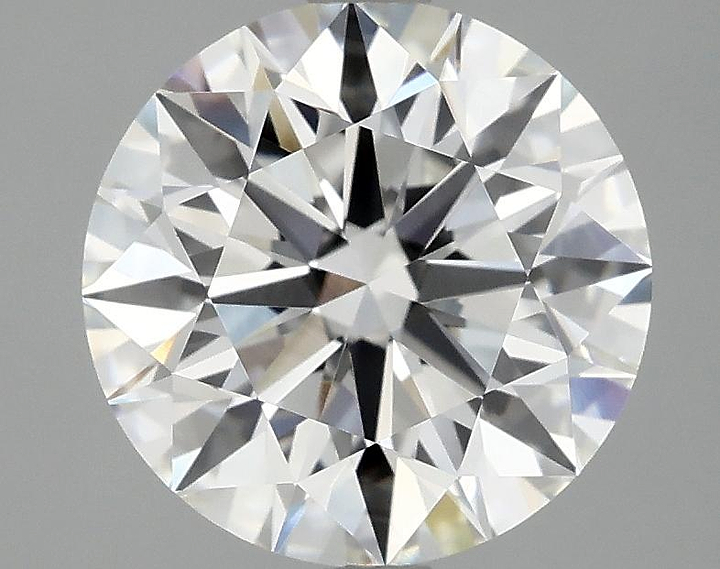 3.08 Carat Round Shaped Excellent Cut VVS2 IGI Certified Lab Grown Diamond