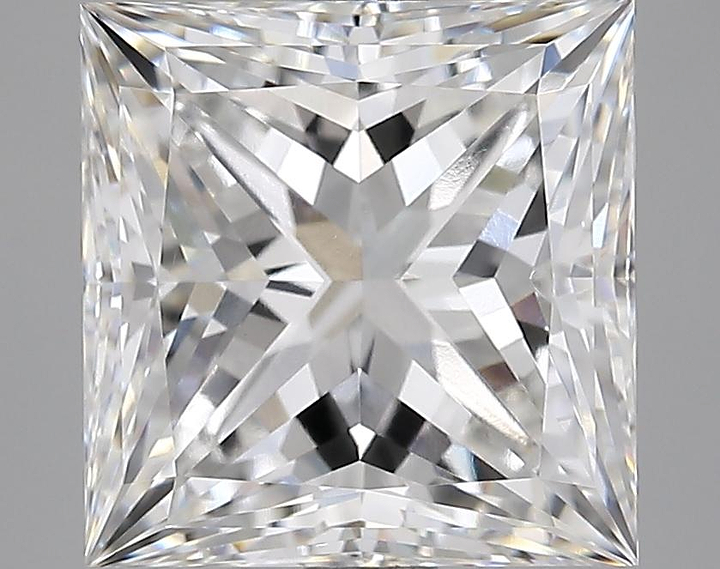 1.58 Carat Princess Shaped Ideal Cut VVS2 IGI Certified Lab Grown Diamond