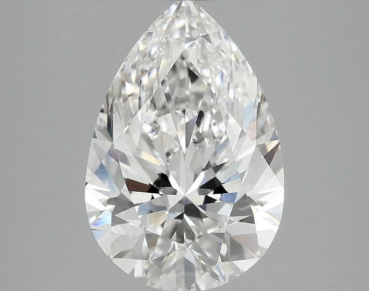 3.08 Carat Pear Shaped Excellent Cut VS1 IGI Certified Lab Grown Diamond