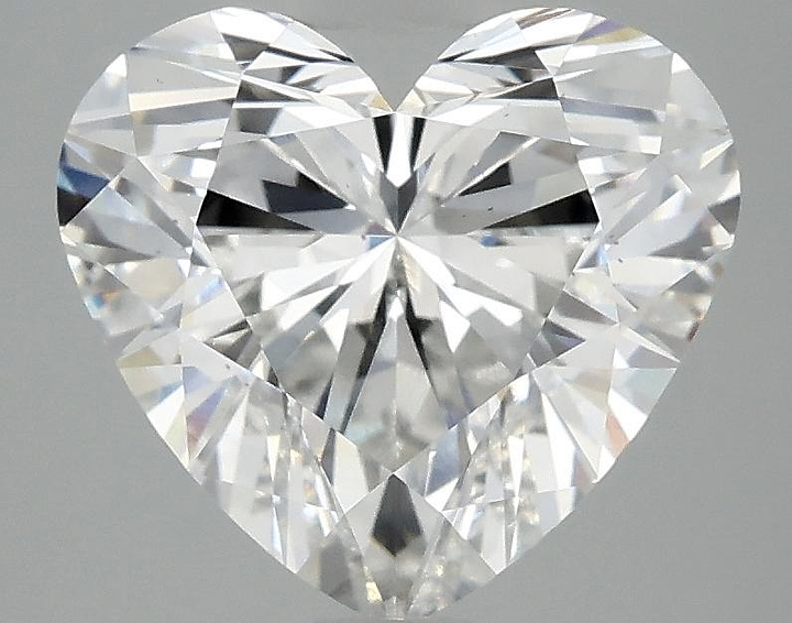 3.09 Carat Heart Shaped Ideal Cut VS2 IGI Certified Lab Grown Diamond