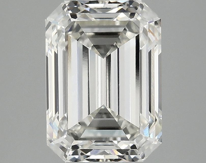 3.04 Carat Emerald Shaped Ideal Cut VVS2 IGI Certified Lab Grown Diamond