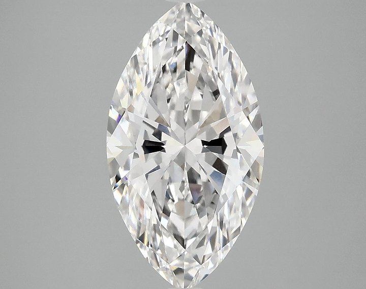 3.01 Carat Marquise Shaped Excellent Cut VVS2 IGI Certified Lab Grown Diamond