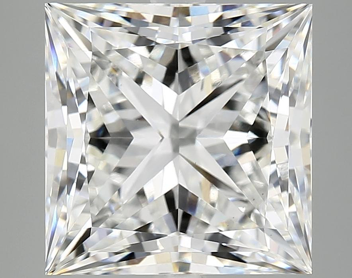7.81 Carat Princess Shaped Ideal Cut VVS2 IGI Certified Lab Grown Diamond