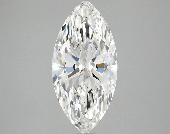 2.52 Carat Marquise Shaped Excellent Cut VS2 IGI Certified Lab Grown Diamond