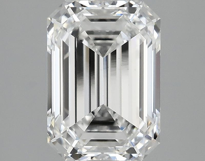 2.57 Carat Emerald Shaped Ideal Cut VS1 IGI Certified Lab Grown Diamond