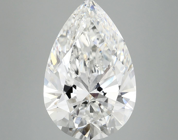 6.7 Carat Pear Shaped Excellent Cut VVS2 IGI Certified Lab Grown Diamond