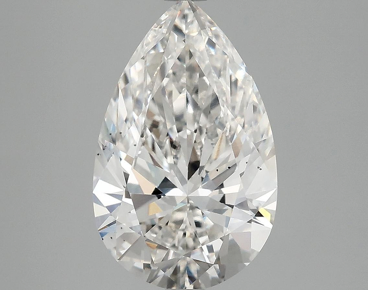 3.88 Carat Pear Shaped Ideal Cut VS2 IGI Certified Lab Grown Diamond