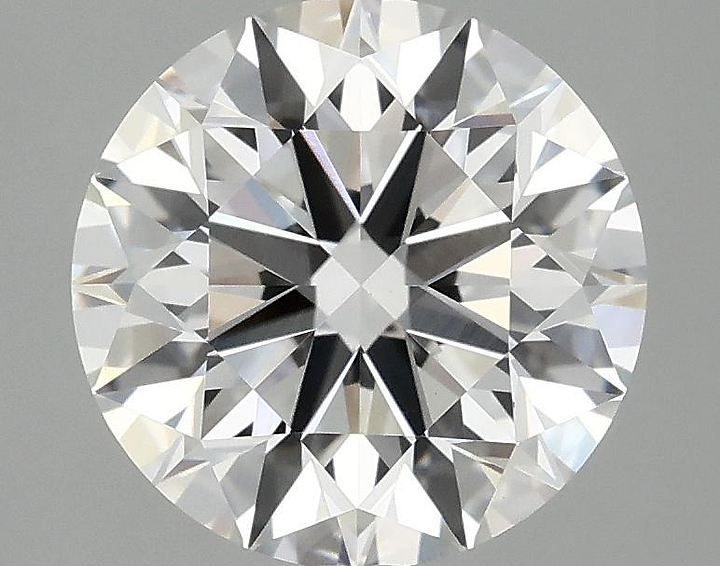 3.08 Carat Round Shaped Excellent Cut VVS2 IGI Certified Lab Grown Diamond