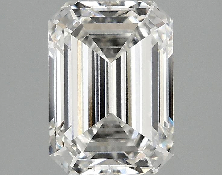 2.09 Carat Emerald Shaped Excellent Cut VVS2 IGI Certified Lab Grown Diamond
