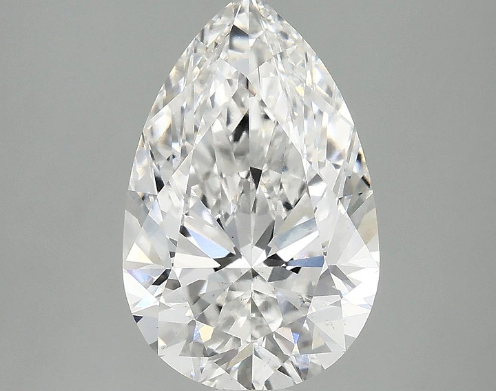 3.09 Carat Pear Shaped Ideal Cut VS2 IGI Certified Lab Grown Diamond