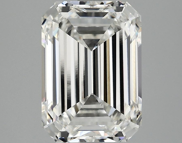 3.16 Carat Emerald Shaped Ideal Cut VVS2 IGI Certified Lab Grown Diamond