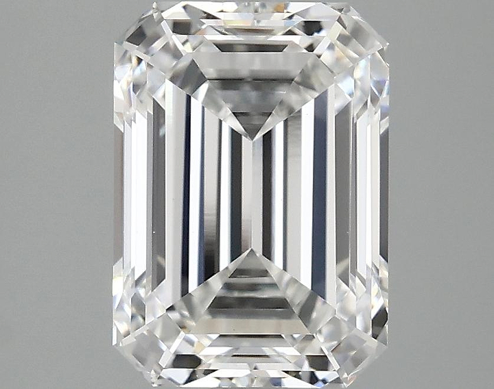 3.09 Carat Emerald Shaped Ideal Cut VS1 IGI Certified Lab Grown Diamond