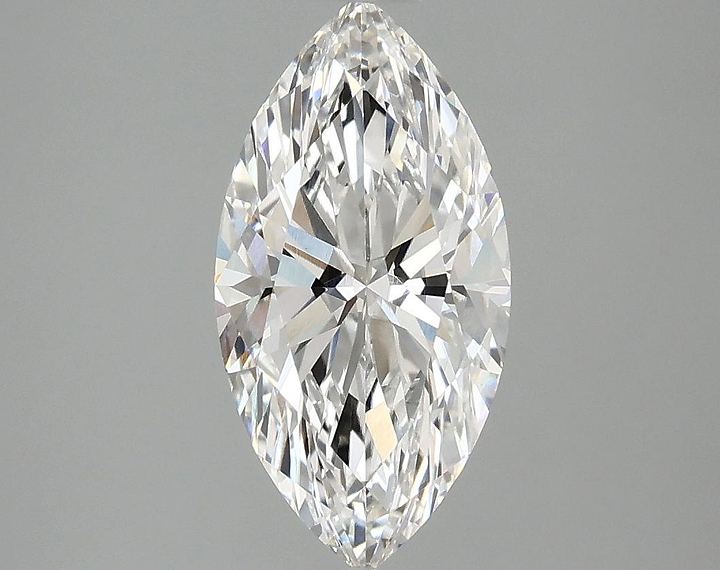 2.02 Carat Marquise Shaped Ideal Cut VVS2 IGI Certified Lab Grown Diamond