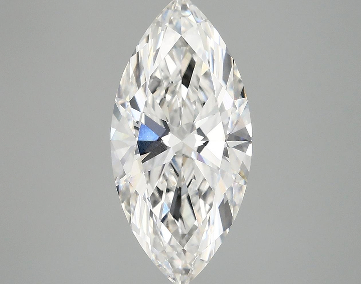 3.02 Carat Marquise Shaped Excellent Cut VVS2 IGI Certified Lab Grown Diamond
