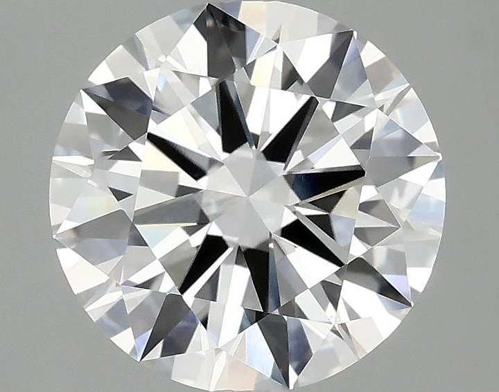 3.09 Carat Round Shaped Ideal Cut VVS2 IGI Certified Lab Grown Diamond