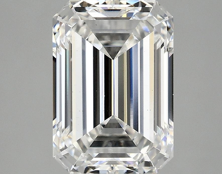 3.1 Carat Emerald Shaped Ideal Cut VS2 IGI Certified Lab Grown Diamond