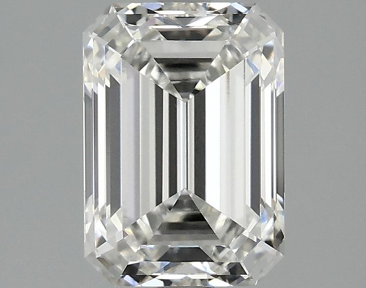2.02 Carat Emerald Shaped Ideal Cut VVS2 IGI Certified Lab Grown Diamond