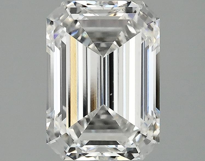 2.07 Carat Emerald Shaped Ideal Cut VVS2 IGI Certified Lab Grown Diamond