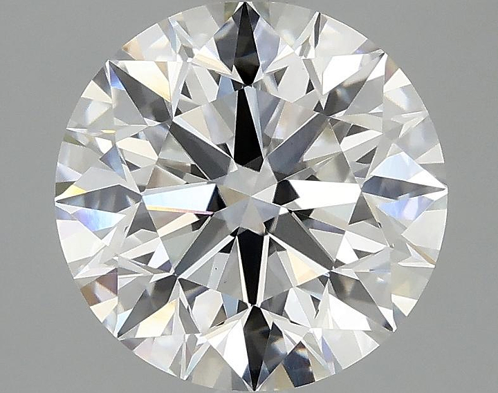3.09 Carat Round Shaped Excellent Cut VS1 IGI Certified Lab Grown Diamond